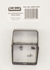 Kwikset / 138 Installation Kit Replacement Part / Full Lip Round Corner Strike Blades / 89910-001