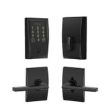 Schlage / 489 Century Encode WiFi Deadbolt with Latitude x Century Passage Lever