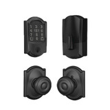 Schlage / 499 Camelot Encode Plus WiFi Deadbolt with Georgian x Camelot Passage Knob