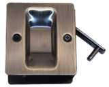 Hager / Square Pocket Door Lock