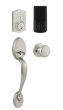 Kwikset Powerbolt 250 Satin Nickel Smart Lock Deadbolt – Keypad Entry – Single Cylinder