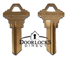 Schlage / Ringed Pair of Cut Keys / 5-pin / 48-100