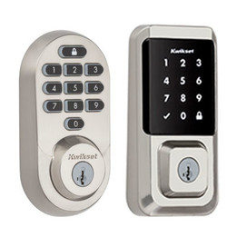 Weiser Elements Contemporary Keypad Satin Nickel Keyless Entry Door Lock/Exterior  Door Dea