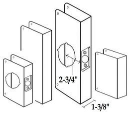 2-3/4" Backset/ 1-3/8" Door Thickness