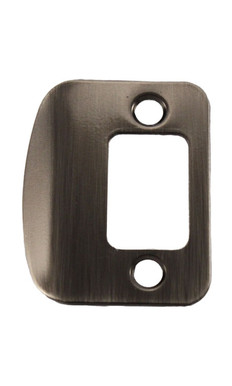 Kwikset / Deadbolt / Full Lip / Round Corner / Strike Plate / Antique Nickel / 85303-15A Kwikset / Deadbolt / Full Lip / Round Corner / Strike Plate / Antique Nickel / 85303-15A