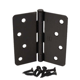 Hager / Hinge / 4" x 4" / 1/4" Radius Corner / Antique Oiled Bronze / RC1741 4x4 10R Hager / Hinge / 4" x 4" / 1/4" Radius Corner / Antique Oiled Bronze / RC1741 4x4 10R
