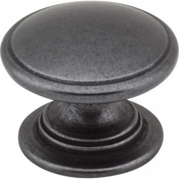 Jeffrey Alexander / Durham Knob / 1-1/4" / Gun Metal / 3980-DACM Jeffrey Alexander / Durham Knob / 1-1/4" / Gun Metal / 3980-DACM