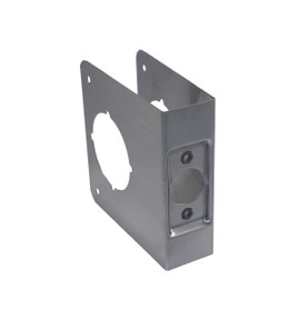 Don-Jo / Wrap-Around Plate / 4-1/2" H x 4-1/4" W /  1-3/4" Door Thickness / 2-3/4" Backset / Stainless Steel / 81 S CW Don-Jo / Wrap-Around Plate / 4-1/2" H x 4-1/4" W /  1-3/4" Door Thickness / 2-3/4" Backset / Stainless Steel / 81 S CW