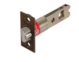 Kwikset / Square Corner / UL Deadlatch / 2-3/4" Backset / Antique Brass / 84292-5 Kwikset / Square Corner / UL Deadlatch / 2-3/4" Backset / Antique Brass / 84292-5