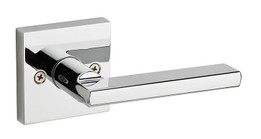 Kwikset / Halifax Lever with Square Rose / Half Dummy / Polished Chrome / 157HFLSQT 26 Kwikset / Halifax Lever with Square Rose / Half Dummy / Polished Chrome / 157HFLSQT 26