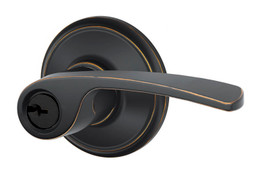 Schlage / Merano Lever / Keyed Entry / Aged Bronze / F51AMER 716