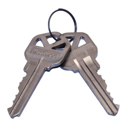 Kwikset / Ringed Cut Key Pair / 5-pin | Get Free Shipping