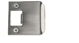 Don-Jo / Extended Lip Strike Square Corner / 2-1/4" H x 1-1/2" W / Total Width 2" / Stainless Steel / EL 115 630