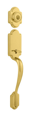 Kwikset / Arlington Handleset / Double Cylinder - SmartKey / Lifetime Polished Brass / 801AN LO3 SMT Kwikset / Arlington Handleset / Double Cylinder - SmartKey / Lifetime Polished Brass / 801AN LO3 SMT