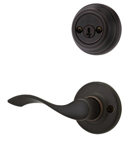 Kwikset / 967 Double Cylinder Interior Trim Pack / Balboa Lever / Right Hand / Venetian Bronze / 967BLRH11P Kwikset / 967 Double Cylinder Interior Trim Pack / Balboa Lever / Right Hand / Venetian Bronze / 967BLRH11P