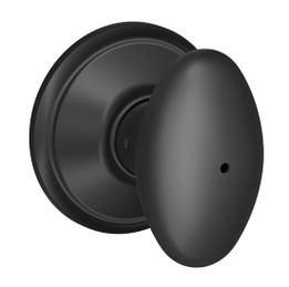 Schlage / Siena Knob / Privacy / Matte Black / F40SIE 622 Schlage / Siena Knob / Privacy / Matte Black / F40SIE 622
