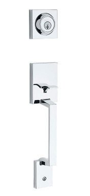 Kwikset / Amador Handleset / Single Cylinder - SmartKey / Polished Chrome / 687AMD 26 SMT Kwikset / Amador Handleset / Single Cylinder - SmartKey / Polished Chrome / 687AMD 26 SMT