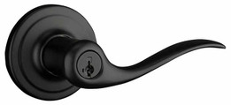 Kwikset / Tustin Lever / Keyed Entry - SmartKey / Matte Black / 740TNL 514 SMT Kwikset / Tustin Lever / Keyed Entry - SmartKey / Matte Black / 740TNL 514 SMT