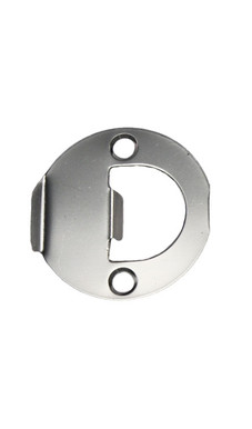 Kwikset / Knobs-Levers / Full Round 1-3/4" / Strike Plate / Polished Chrome / 83929-26 Kwikset / Knobs-Levers / Full Round 1-3/4" / Strike Plate / Polished Chrome / 83929-26