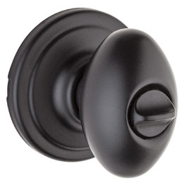 Kwikset / Laurel Knob / Privacy /  Matte Black / 730L 514 GC Kwikset / Laurel Knob / Privacy /  Matte Black / 730L 514 GC