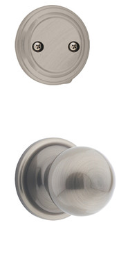 Kwikset / 968 Dummy Cylinder Interior Trim Pack / Circa Knob / Antique Nickel / 968CA15A