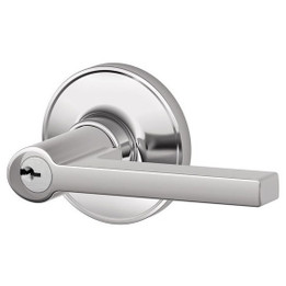 Schlage / Solstice Lever / Keyed Entry / Bright Chrome / J54SOL 625 Schlage / Solstice Lever / Keyed Entry / Bright Chrome / J54SOL 625