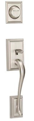 Schlage / Addison Handleset / Dummy Cylinder / Satin Nickel / F93ADD 619 Schlage / Addison Handleset / Dummy Cylinder / Satin Nickel / F93ADD 619