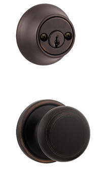 Kwikset / 605 Double Cylinder Interior Trim Pack / Hancock Knob / Venetian Bronze / 605H11P Kwikset / 605 Double Cylinder Interior Trim Pack / Hancock Knob / Venetian Bronze / 605H11P