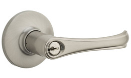 Kwikset / Burbank Lever / Keyed Entry / Satin Nickel / 438BBL 15 Kwikset / Burbank Lever / Keyed Entry / Satin Nickel / 438BBL 15
