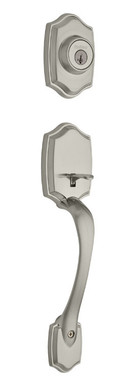 Kwikset / Belleview Handleset / Double Cylinder - SmartKey / Satin Nickel / 689BW 15 SMT