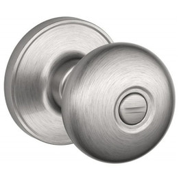 Schlage / Stratus Knob / Privacy / Satin Stainless Steel / J40STR 630