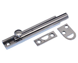 Don Jo / 4" Slide Bolt / Polished Chrome / SB-4 625 Don Jo / 4" Slide Bolt / Polished Chrome / SB-4 625