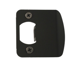 Kwikset / Extended Lip Strike Round Corner / 2-1/4" H x 1-3/4" W / Total Width 2-1/4" / Dark Bronze / 83536 690 Kwikset / Extended Lip Strike Round Corner / 2-1/4" H x 1-3/4" W / Total Width 2-1/4" / Dark Bronze / 83536 690