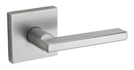 Kwikset / Halifax Lever with Square Rose / Passage / Satin Chrome / 154HFLSQT 26D Kwikset / Halifax Lever with Square Rose / Passage / Satin Chrome / 154HFLSQT 26D