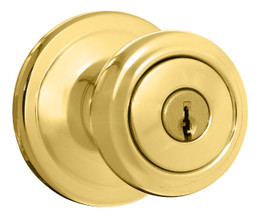 Kwikset / Cameron Knob / Keyed Entry / Polished Brass / 740CN 3 Kwikset / Cameron Knob / Keyed Entry / Polished Brass / 740CN 3