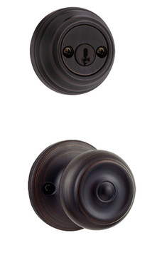 Kwikset / 967 Double Cylinder Interior Trim Pack / Phoenix Knob / Venetian Bronze / 967PE11P Kwikset / 967 Double Cylinder Interior Trim Pack / Phoenix Knob / Venetian Bronze / 967PE11P