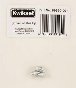 Kwikset / 138 Installation Kit Replacement Part / Strike Locator Tip / 89920-001