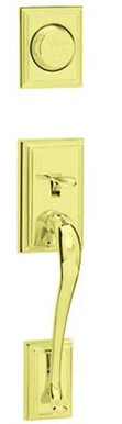 Schlage / Addison Handleset / Dummy Cylinder / Lifetime Bright Brass / F93ADD 505 Schlage / Addison Handleset / Dummy Cylinder / Lifetime Bright Brass / F93ADD 505