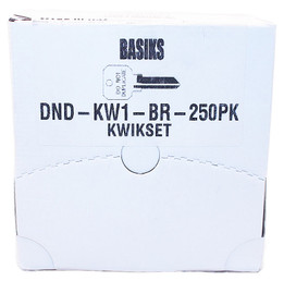 Basiks / Do Not Duplicate Key Blanks Boxed 250 / 6-pin / dnd-kw1-br-250 Basiks / Do Not Duplicate Key Blanks Boxed 250 / 6-pin / dnd-kw1-br-250