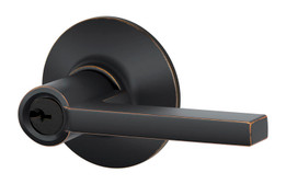 Schlage / Latitude Lever / Keyed Entry / Aged Bronze / F51ALAT 716 Schlage / Latitude Lever / Keyed Entry / Aged Bronze / F51ALAT 716