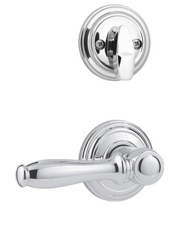Kwikset / 966 Single Cylinder Interior Trim Pack / Ashfield Lever / Polished Chrome / 966ADL26 Kwikset / 966 Single Cylinder Interior Trim Pack / Ashfield Lever / Polished Chrome / 966ADL26