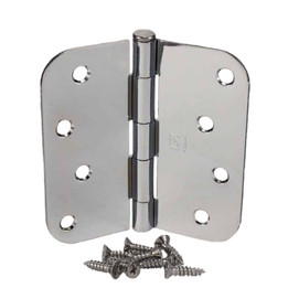 Hager / Hinge / 4" x 4" / 5/8" Radius Corner / Bright Chrome / RC1842 4x4 26 Hager / Hinge / 4" x 4" / 5/8" Radius Corner / Bright Chrome / RC1842 4x4 26