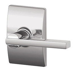 Schlage / Latitude Lever with Century Rose / Passage / Bright Chrome / F10LAT 625 CEN Schlage / Latitude Lever with Century Rose / Passage / Bright Chrome / F10LAT 625 CEN