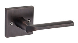 Kwikset / Lisbon Lever with Square Rose / Half Dummy / Venetian Bronze / 157LSLSQT 11P Kwikset / Lisbon Lever with Square Rose / Half Dummy / Venetian Bronze / 157LSLSQT 11P