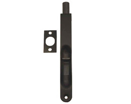 Hager / Flush Bolt / 6" / Round Corner / Antique Oiled Bronze / 1414 10R Hager / Flush Bolt / 6" / Round Corner / Antique Oiled Bronze / 1414 10R