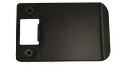 Don-Jo / Extended Lip Strike Round Corner / 2-1/4" H x 3" W / Total Width 3-1/2" / Dark Bronze / EL 103 DU RC