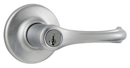 Kwikset / Dorian Lever / Keyed Entry - SmartKey / Satin Chrome / 405DNL 26D SMT Kwikset / Dorian Lever / Keyed Entry - SmartKey / Satin Chrome / 405DNL 26D SMT