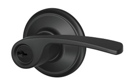 Schlage / Merano Lever / Keyed Entry / Matte Black / F51AMER 622 Schlage / Merano Lever / Keyed Entry / Matte Black / F51AMER 622