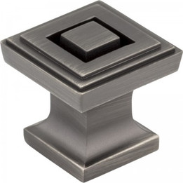 Jeffrey Alexander / Delmar Knob / 1" / Brushed Pewter / 585BNBDL Jeffrey Alexander / Delmar Knob / 1" / Brushed Pewter / 585BNBDL