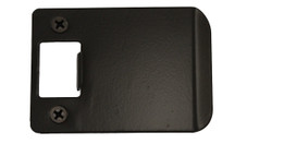 Don-Jo / Extended Lip Strike Round Corner / 2-1/4" H x 2-1/2" W / Total Width 3" / Dark Bronze / EL 125 DU RC